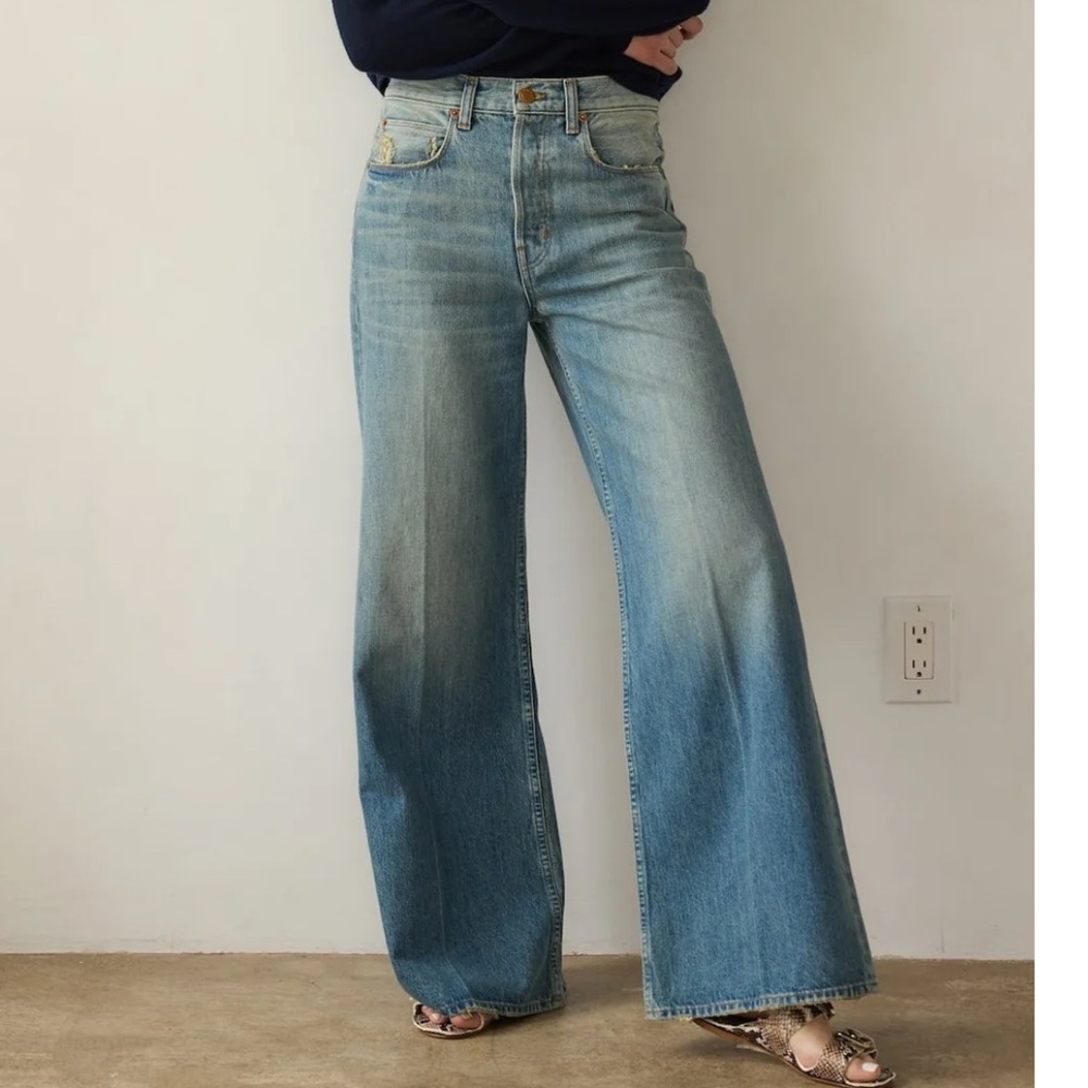 Jamie Haller - The Lax Wide in Worn Indigo
